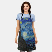 Sterrennacht Vincent van Gogh Schort (Gedragen)