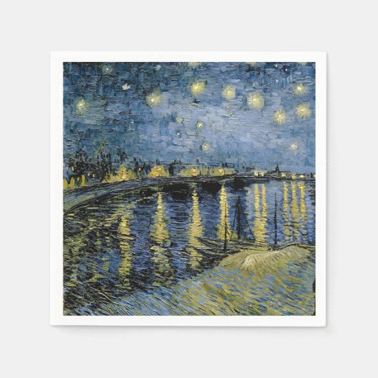 Sterrennacht Vincent van Gogh Servet (Voorkant)