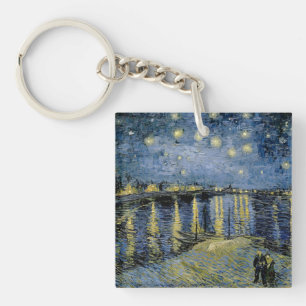 Sterrennacht Vincent van Gogh Sleutelhanger