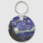 Sterrennacht, Vincent Van Gogh. Sleutelhanger (Voorkant)