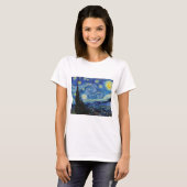 Sterrennacht Vincent van Gogh T-shirt (Voorkant volledig)