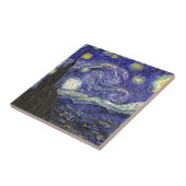 Sterrennacht, Vincent Van Gogh. Tegeltje (Zijkant)