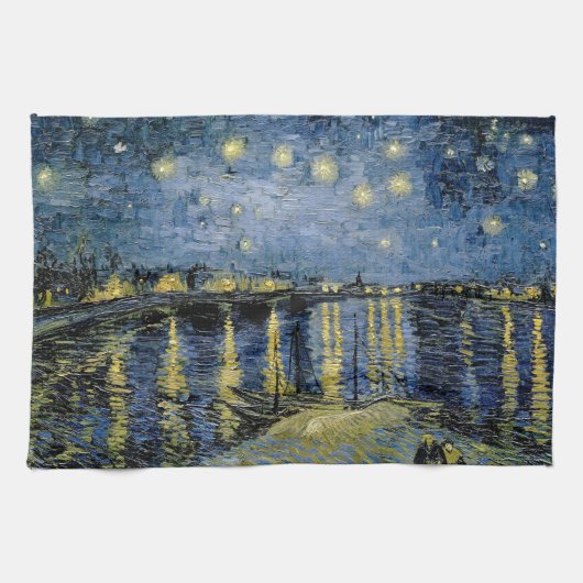 Sterrennacht Vincent van Gogh Theedoek (Horizontaal)