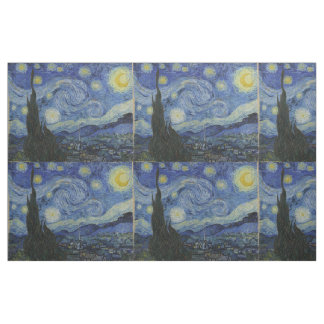 Sterrennacht Vincent van Gogh Tiled Stof