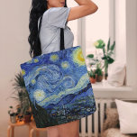 Sterrennacht | Vincent van Gogh Tote Bag<br><div class="desc">Sterrennacht (1889) van de Nederlandse kunstenaar Vincent Van Gogh. Origineel kunstwerk is een olie op doek die een energieke post-impressionistische nachtelijke hemel in huiden van blauw en geel weergeeft. Gebruik de ontwerphulpmiddelen om douanetekst toe te voegen of het afbeelding te personaliseren.</div>