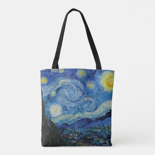 Sterrennacht | Vincent van Gogh Tote Bag (Achterkant)