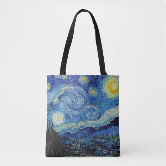 Sterrennacht Vincent van Gogh Tote Bag (Voorkant)