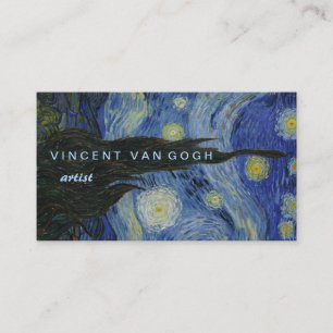 Sterrennacht Vincent van Gogh Visitekaartje