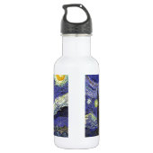 Sterrennacht, Vincent Van Gogh. Waterfles (Achterkant)