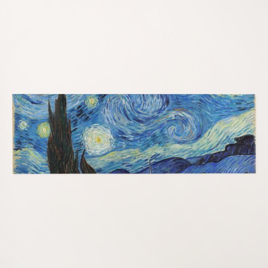 Sterrennacht Vincent van Gogh Yogamat (Achterkant (horizontaal))