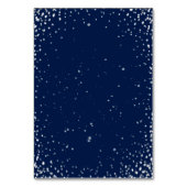 Sterrennacht voor plaatsingskaart kaart (Achterkant)