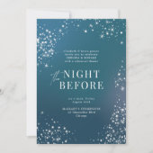 Sterrennacht voor repetitie diner kaart (Voorkant)