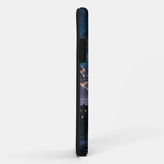 Sterrennacht vuurtoren Case-Mate iPhone case (Achterkant/rechts)