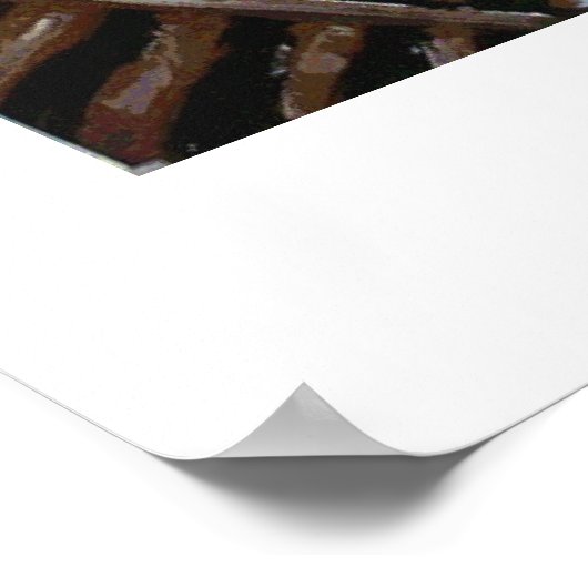 Sterrennacht vuurtoren poster (Hoek)