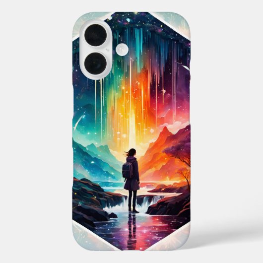 Sterrennacht Wanderlust: een grillig avontuur Case-Mate iPhone Case (Achterkant)