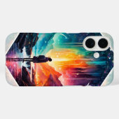 Sterrennacht Wanderlust: een grillig avontuur Case-Mate iPhone Case (Achterkant (horizontaal))