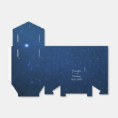 Sterrennacht Wedding Favor Box Bedankdoosjes (Uitgevouwen)