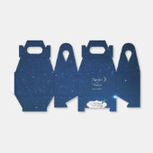 Sterrennacht Wedding Favor Box Bedankdoosjes (Uitgevouwen)