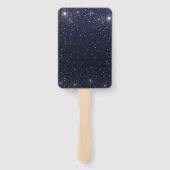 Sterrennacht Wedding Favor Hand Fan Handwaaier (Achterkant)