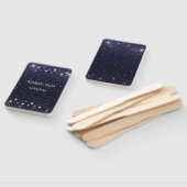 Sterrennacht Wedding Favor Hand Fan Handwaaier (Niet-gemonteerd)