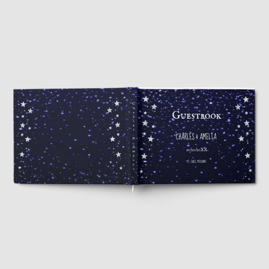 Sterrennacht Wedding Guestbook Gastenboek (Volledig)