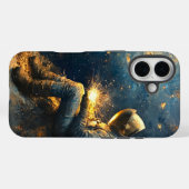 Sterrennacht Welder - Kosmische Lassenkunst Case-Mate iPhone Case (Achterkant (horizontaal))