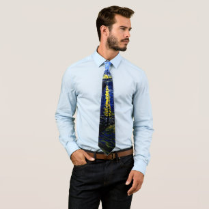 Sterrennacht, wereldberoemde van Gogh art Stropdas