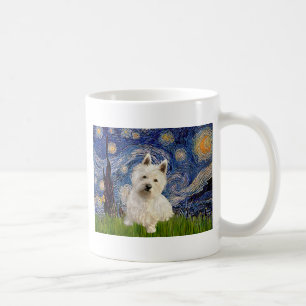 Sterrennacht - Westie 1 Koffiemok