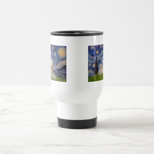 Sterrennacht - Wheaten Terrier 1 Reisbeker (Center)