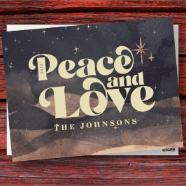 Sterrennacht Winter Sky Modern Elegant Chic Feestdagenkaart