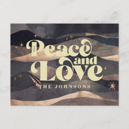 Sterrennacht Winter Sky Modern Elegant Chic Feestdagenkaart