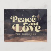 Sterrennacht Winter Sky Modern Elegant Chic Feestdagenkaart (Voorkant)