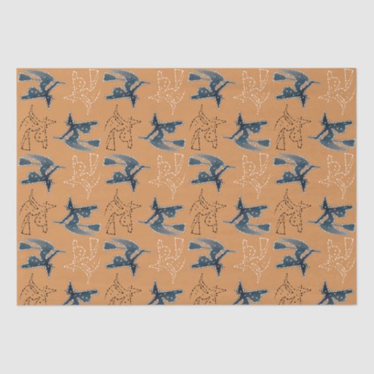 Sterrennacht Witch Halloween Tissuepapier (Voorkant)