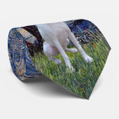 Sterrennacht - Witte Boxer Stropdas (Opgerold)