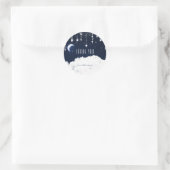 Sterrennacht Wolken Hemel Sticker (Tas)
