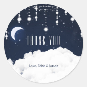 Sterrennacht Wolken Hemel Sticker