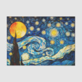 Sterrennachten  Decoupage Papier (Voorkant)