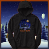 Sterrennachten en Cabine Lichte Retro Zonsondergan Hoodie