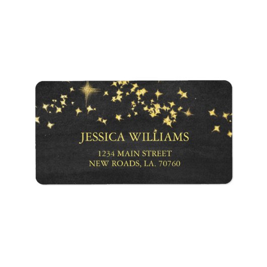 Sterrennachten Verzendlabels Etiket (Voorkant)