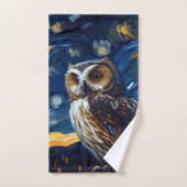 Sterrennachtuil Bad Handdoek (Handdoek)