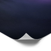 Sterrennevel Kosmische Gloed Poster (Hoek)