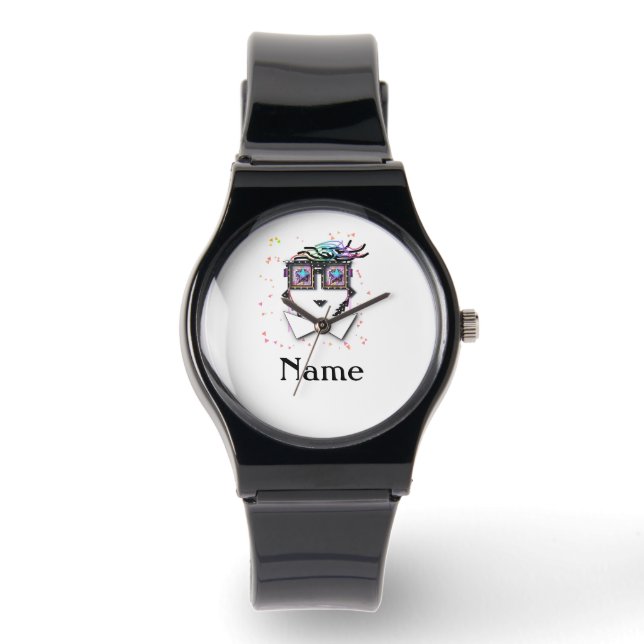 Sterrenogen personaliseren horloge (Voorkant)
