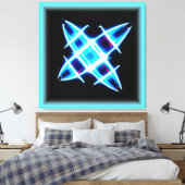 Sterrenpatronen. Bestel nu Canvas Afdruk (Insitu (Slaapkamer))