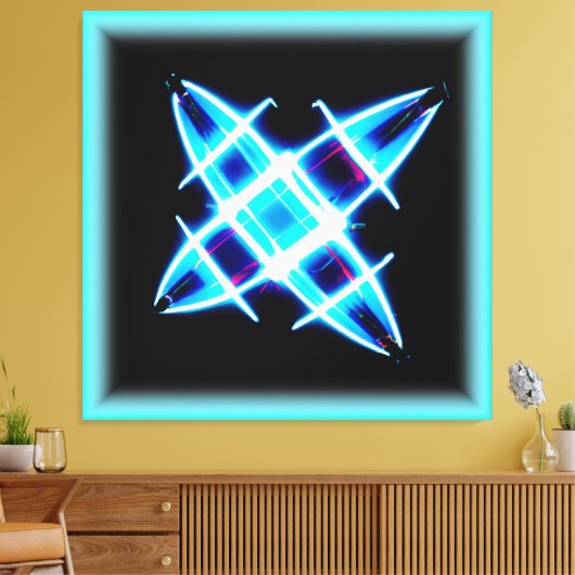 Sterrenpatronen. Bestel nu Canvas Afdruk (Insitu (Woonkamer))