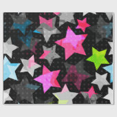 Sterrenpatroon Cadeaupapier (Vlak)