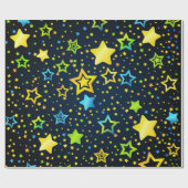 Sterrenpatroon Cadeaupapier (Vlak)