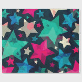 Sterrenpatroon Cadeaupapier (Vlak)