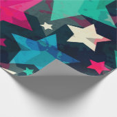 Sterrenpatroon Cadeaupapier (Hoek)