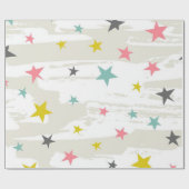 Sterrenpatroon Cadeaupapier (Vlak)