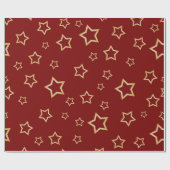 Sterrenpatroon Cadeaupapier (Vlak)